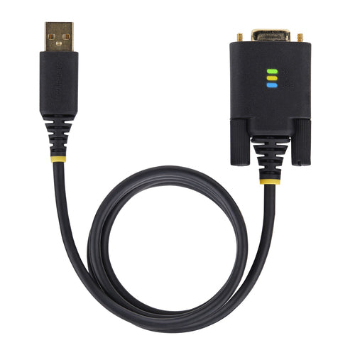 USB to Null Modem Serial Adapter Cable 10ft FTDI ESD Protection