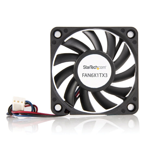 60mm Computer Case Fan 4000 RPM Replacement TX3 Connector Black