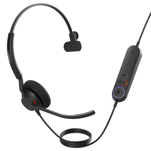 Jabra Engage 40 Mono USB-C Wired Office Headset 50-20000 Hz Lightweight 45g