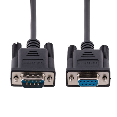 RS232 Serial Cable 3M Null Modem Crossover DB9 Male to Female