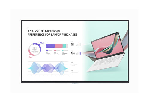 LG 43UH5J-H 43" 4K Interactive Flat Panel Signage Display with Wi-Fi