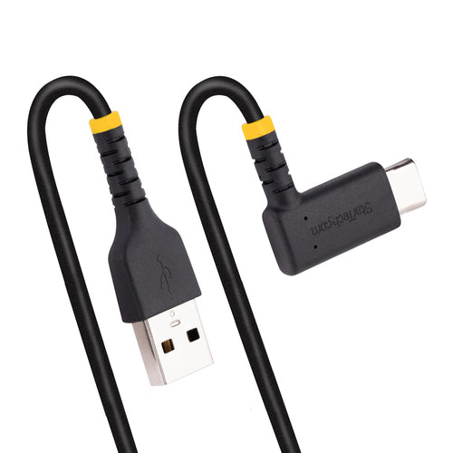 USB C Charging Cable 1m Right Angle Heavy Duty 3A Fast Charge