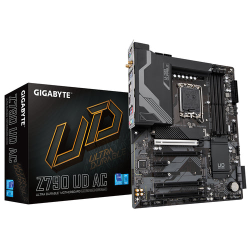 GIGABYTE Z790 UD AC Motherboard - LGA 1700, DDR5, Up to 128GB RAM