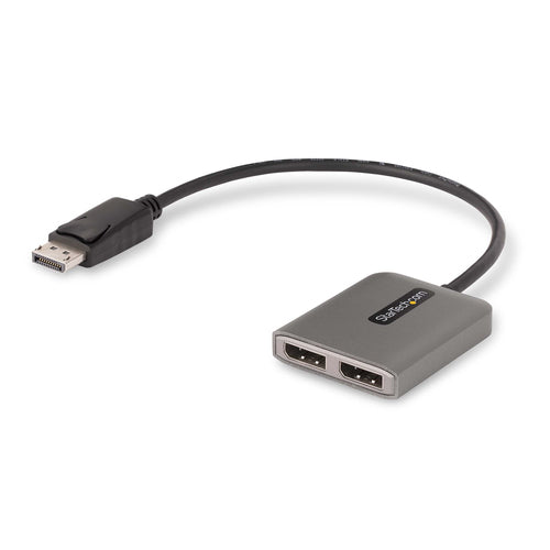 StarTech.com MST14DP122DP Dualer 4K-DisplayPort-MST-Hub mit 60 Hz – 2-Port-Videoadapter