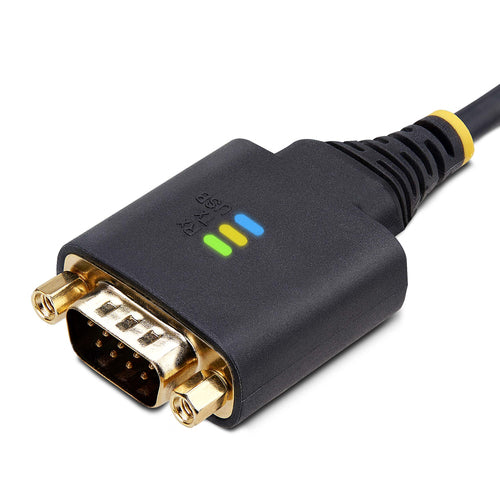 USB to Serial Adapter Cable 6.6ft with FTDI IC Black