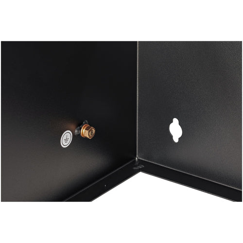 StarTech.com 6HE Wandmontage-Rack - 35 cm Tiefe, Schwarz - Platzsparender Netzwerkschrank