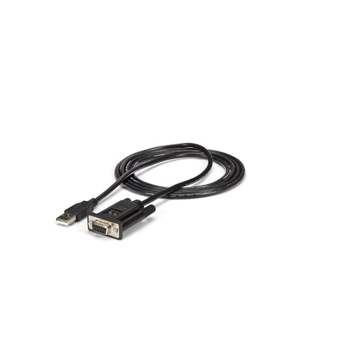 StarTech.com ICUSB232FTN 1,8 m USB-zu-Seriell-RS232-Adapter – Schwarz