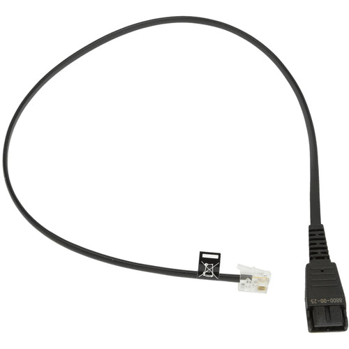 Jabra QD Cord Straight Mod Plug Headphone Accessory