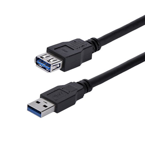 USB 3.0 Extension Cable 1m Black SuperSpeed A to A 5 Gbit/s