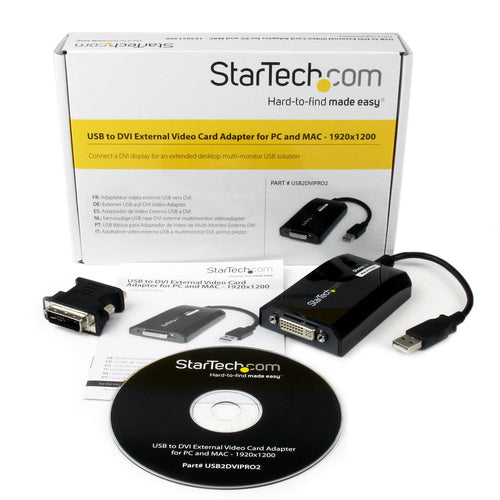 USB Graphics Adapter StarTech.com USB to DVI 1920x1200 USB 2.0