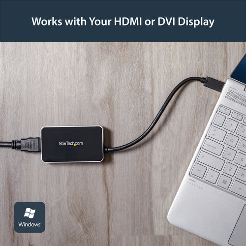 USB 3.0 to HDMI Adapter StarTech.com 1920x1200 TAA Windows Converter