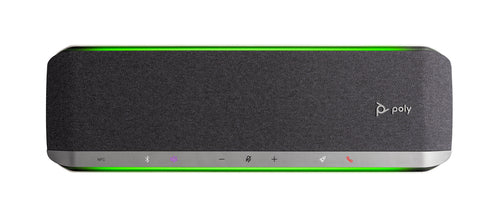 HP Poly Sync 60 Microsoft Teams Certified Freisprecheinrichtung Silber 30m Reichweite 55dB Touch-Bedienelemente