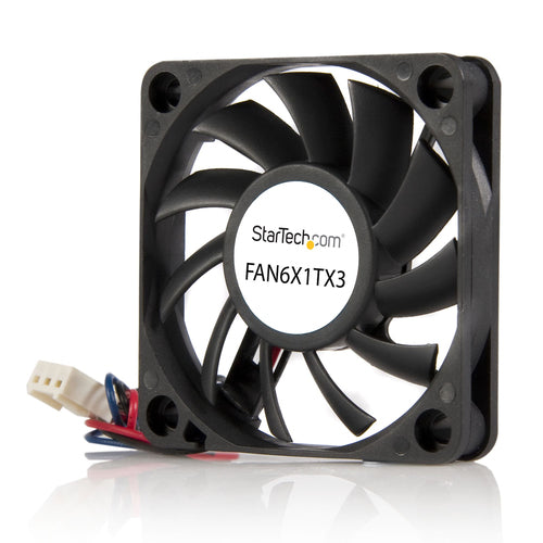 60mm Computer Case Fan 4000 RPM Replacement TX3 Connector Black