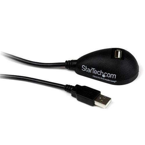USB Extension Cable 5ft A Male to A Female USB 2.0 0.48 Gbit/s Black