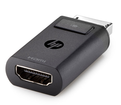 HP DisplayPort-zu-HDMI-1.4-Adapter – Stecker auf Buchse – Kupfer – Schwarz