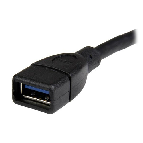 USB 3.0 A-zu-A Verlängerungskabel 15 cm Schwarz 5 Gbit/s