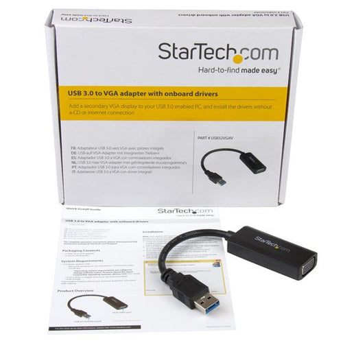 USB Graphics Adapter USB 3.0 to VGA 1920x1200 StarTech.com
