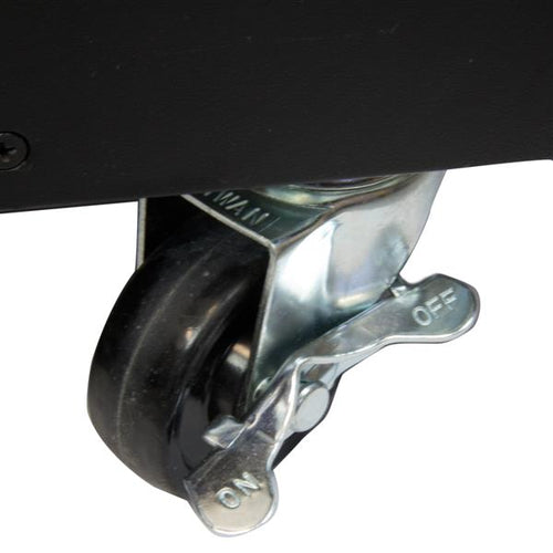StarTech.com RK960CP 9HE mobiles Open Frame Server Rack – Rollendes Netzwerk-Rack für IT-Equipment