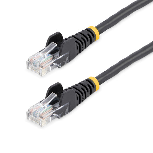 Cat5e Networking Cable 10ft Black Snagless UTP 350MHz RJ45