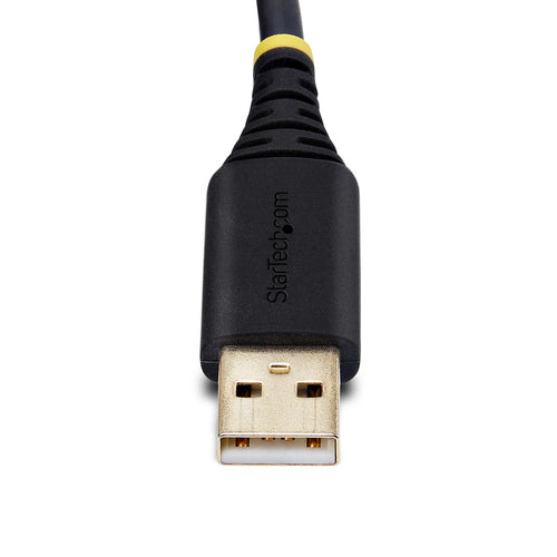 USB to Null Modem Serial Adapter Cable 6.6ft FTDI DB9 RS232