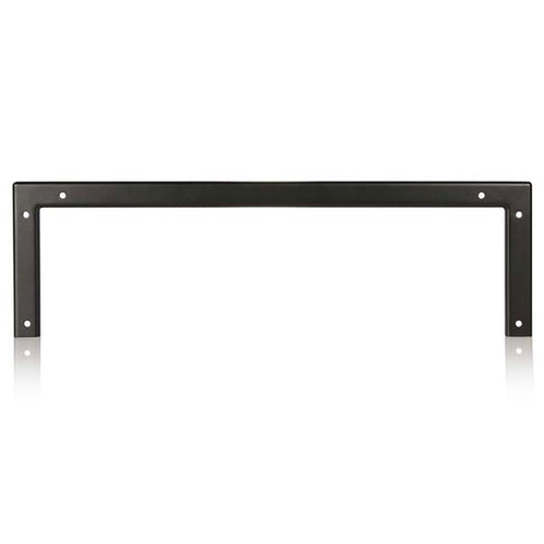 2HE Vertikale Wandmontage Ausrüstung Rack Halterung Stahl 19 Zoll Schwarz
