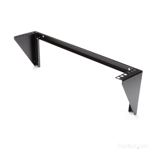 2HE Vertikale Wandmontage Ausrüstung Rack Halterung Stahl 19 Zoll Schwarz
