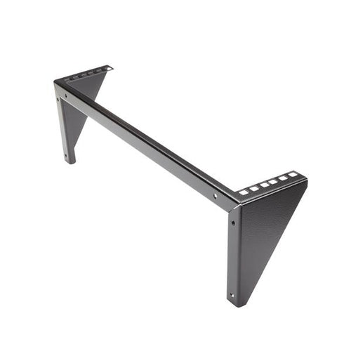 2HE Vertikale Wandmontage Ausrüstung Rack Halterung Stahl 19 Zoll Schwarz