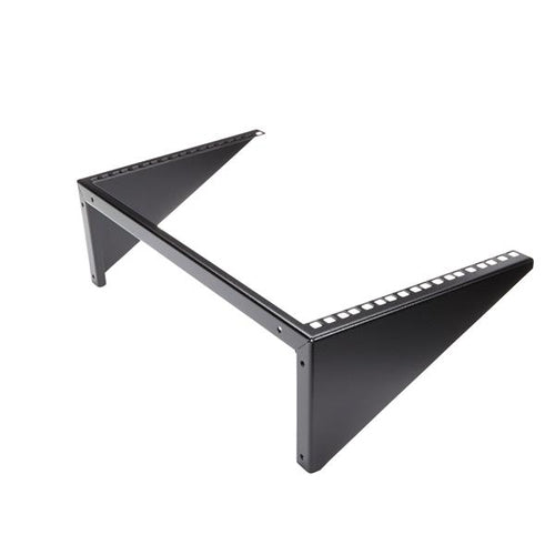 6HE Vertikales Wandmontage-Serverschrank aus massivem Stahl, schwarz - StarTech.com