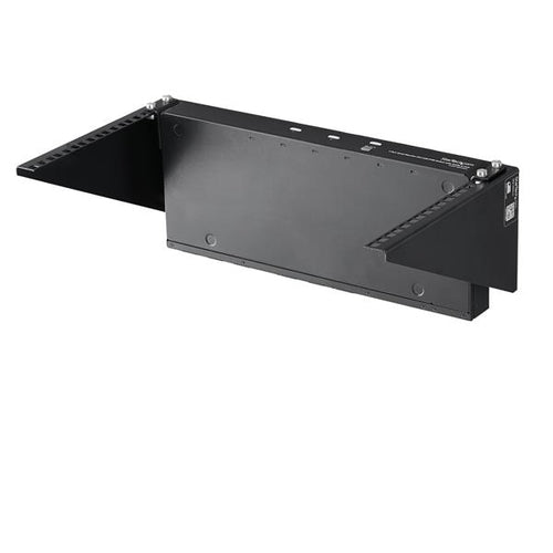 6HE Vertikales Wandmontage-Serverschrank aus massivem Stahl, schwarz - StarTech.com