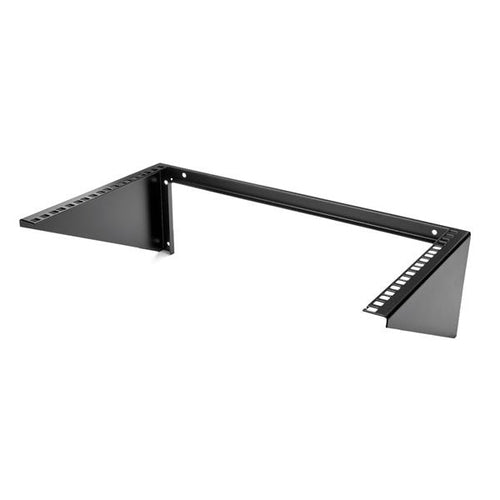 6HE Vertikales Wandmontage-Serverschrank aus massivem Stahl, schwarz - StarTech.com
