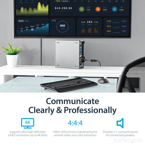StarTech.com DisplayPort auf HDMI Adapter - DP2HD4K60S - 4K 60Hz Konverter
