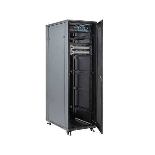StarTech.com RK4236BKB 42HE Netzwerkschrank für Server- und AV-Geräte – 19-Zoll-Datenschrank