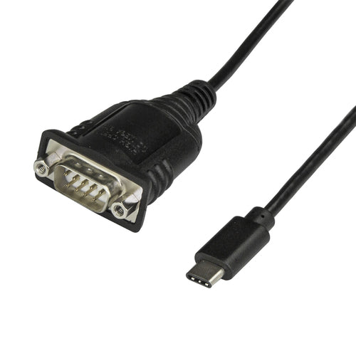 StarTech.com ICUSB232C USB-C auf RS232 Adapterkabel – 40 cm DB9 Konverter für Drucker, Scanner und SPS