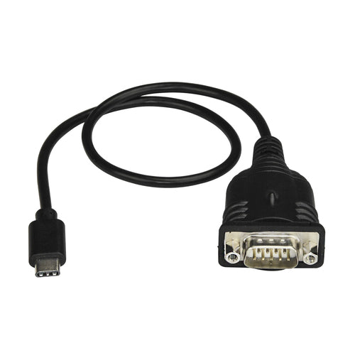 StarTech.com ICUSB232C USB-C auf RS232 Adapterkabel – 40 cm DB9 Konverter für Drucker, Scanner und SPS