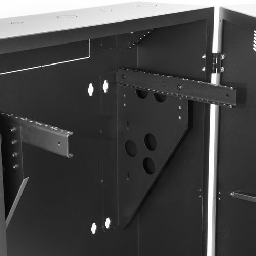 StarTech.com RK830WALVS 8HE vertikaler Serverschrank für Wandmontage – 38 cm niedriges Profil, abschließbares Gehäuse