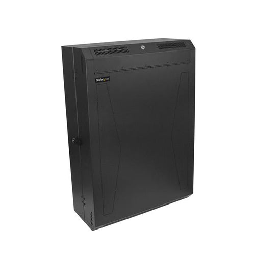 StarTech.com RK630WALVS 6U vertikaler Serverschrank – zur Wandmontage, schwarz, robustes Design