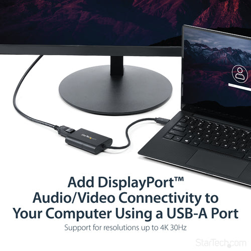 USB 3.0 to DisplayPort Adapter 4K Output USB DP Monitor Converter