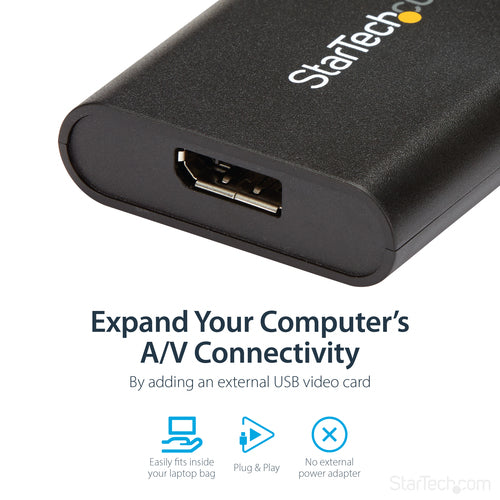 USB 3.0 to DisplayPort Adapter 4K Output USB DP Monitor Converter