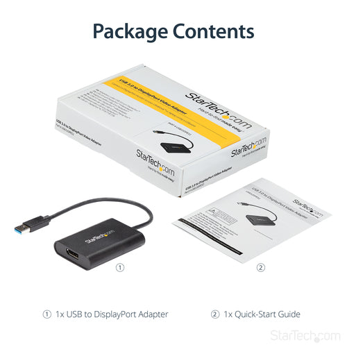 USB 3.0 to DisplayPort Adapter 4K Output USB DP Monitor Converter