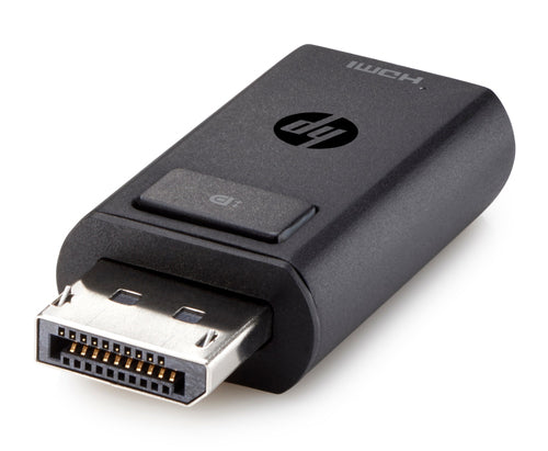 HP DisplayPort-zu-HDMI-1.4-Adapter – Stecker auf Buchse – Kupfer – Schwarz
