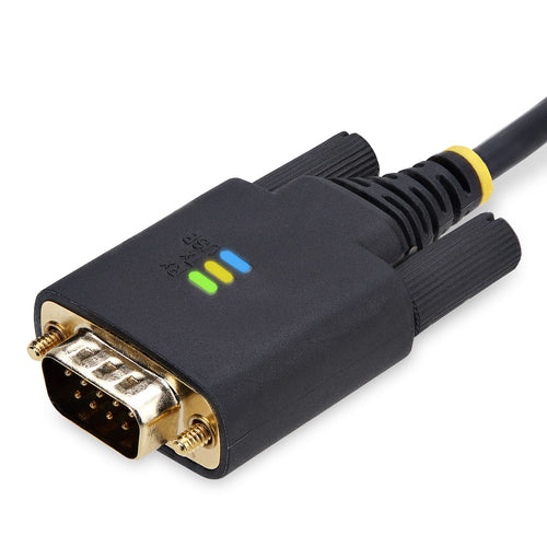 USB to Null Modem Serial Adapter Cable 10ft FTDI ESD Protection