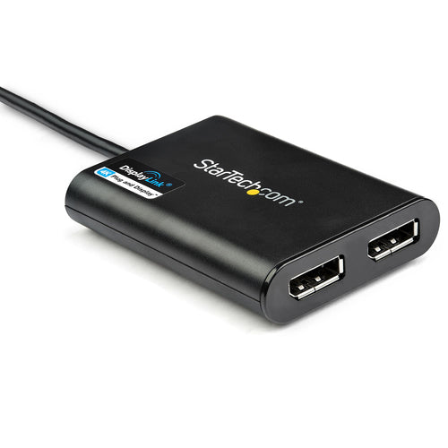 USB-Grafikadapter 4K 60Hz Dual DisplayPort StarTech.com