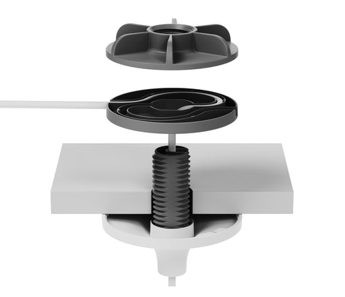 Logitech Video Conferencing System Mic Pod Pendant Mount Suspension Mount White