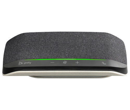 HP Poly Sync 10 USB-A USB-C Speakerphone for PC Silver IP64