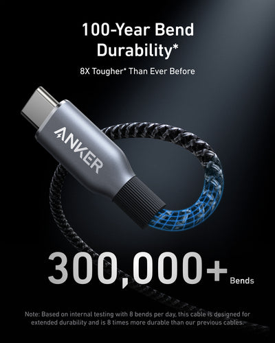 Anker A88E2012 USB-C-Kabel – 1,8 m langlebige Ladelösung