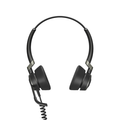 Wired Stereo Headset Jabra Engage 50 for Office & Call Center 20-20000 Hz Lightweight 96g Black