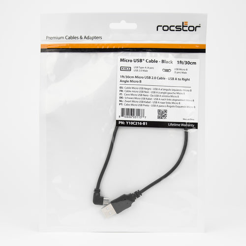 Rocstor Y10C216-B1 USB cable