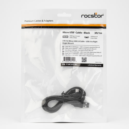 Rocstor Y10C222-B1 USB cable