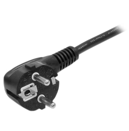 StarTech.com PXT101EUR Netzkabel – 2 m EU Schuko auf C13, 250 V 10 A, strapazierfähiges schwarzes Kabel