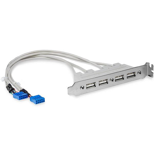 StarTech.com USBPLATE4 4-Port USB A intern auf Buchse Adapter - USB-Erweiterung